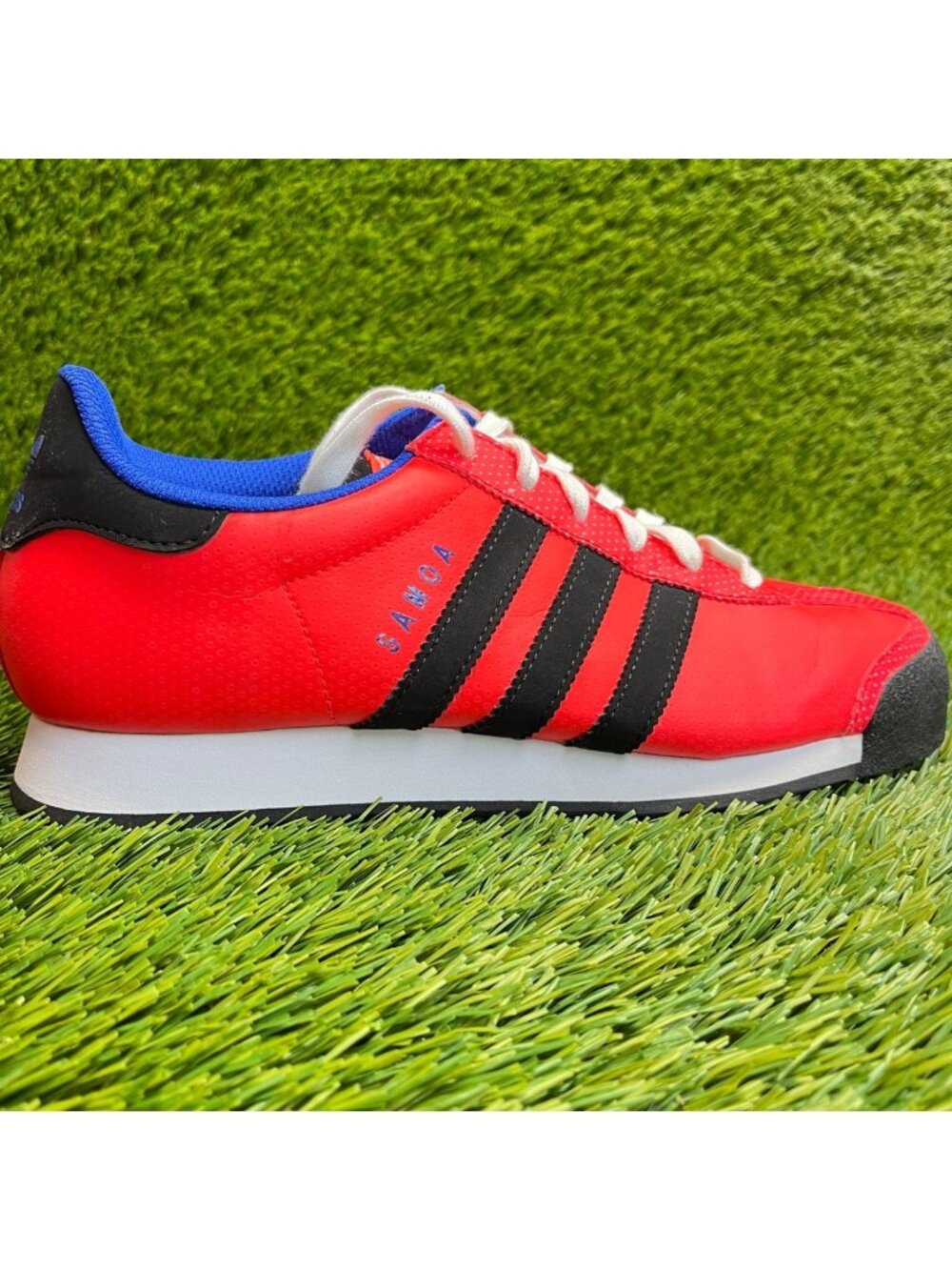 adidas Samba Red Black Blue Low-Top Sneakers